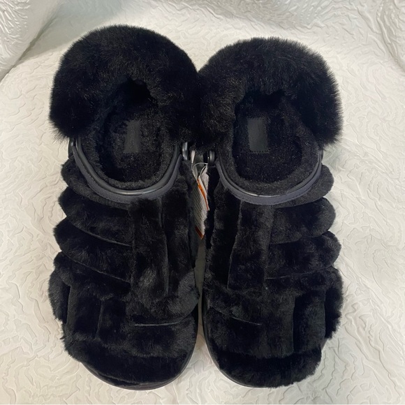 Crocs Stomp Lined Quilted Clog Black Men’s 12 Women’s 14 NEW - Picture 8 of 10